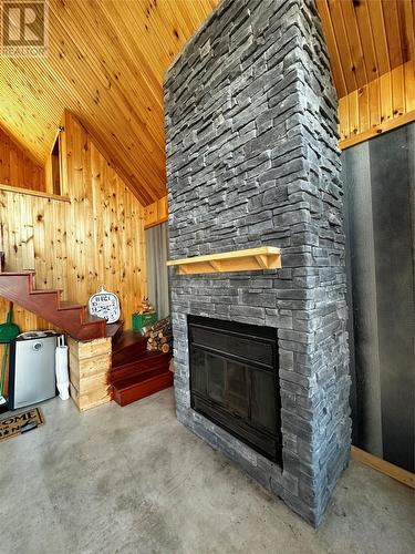 0 Little Joe Glodes Pond, Millertown Junction, NL - Indoor Photo Showing Living Room With Fireplace