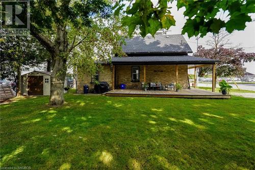 640 8Th Avenue, Hanover, ON - Outdoor With Deck Patio Veranda