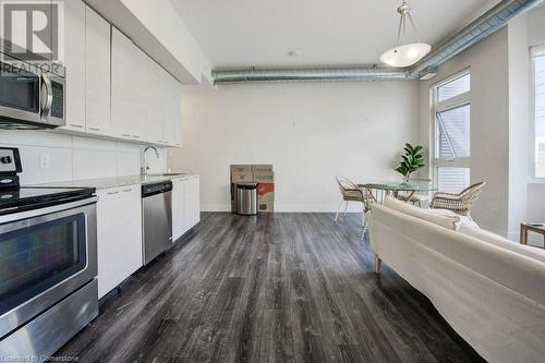 253 Albert Street Unit# 306, Waterloo, ON - Indoor Photo Showing Kitchen With Stainless Steel Kitchen