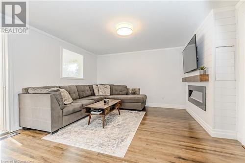 54 Stanley Street, Cambridge, ON - Indoor Photo Showing Living Room With Fireplace