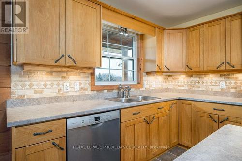 1024 County Road 19, Prince Edward County (Ameliasburgh), ON - Indoor Photo Showing Kitchen With Double Sink