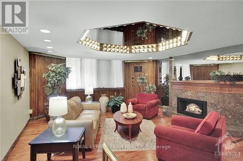 301 - 2871 Richmond Road, Ottawa, ON - Indoor Photo Showing Living Room With Fireplace