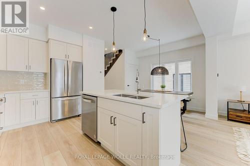 45 Hedley Lane, Centre Wellington, ON - Indoor Photo Showing Kitchen With Stainless Steel Kitchen With Double Sink With Upgraded Kitchen