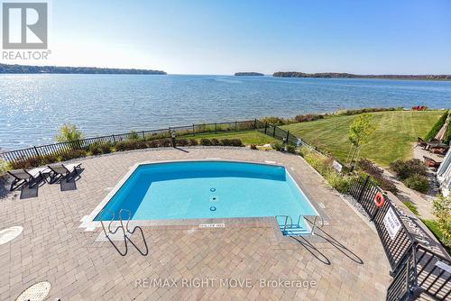 Ph605 - 80 Orchard Point Road, Orillia, ON - Outdoor With Body Of Water With In Ground Pool With View