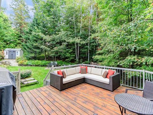 Patio - 70 Ch. Du Bouton-D'Or, Sainte-Anne-Des-Lacs, QC - Outdoor With Deck Patio Veranda