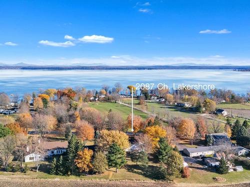 Aerial photo - 2087 Ch. Lakeshore, Clarenceville, QC - Outdoor With Body Of Water With View