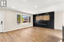 4206 Pasqua Street, Regina, SK  - Indoor Photo Showing Living Room With Fireplace 