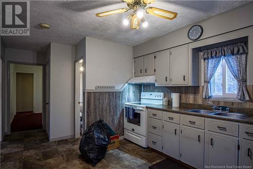 163 Route 102, Burton, NB - Indoor Photo Showing Kitchen With Double Sink