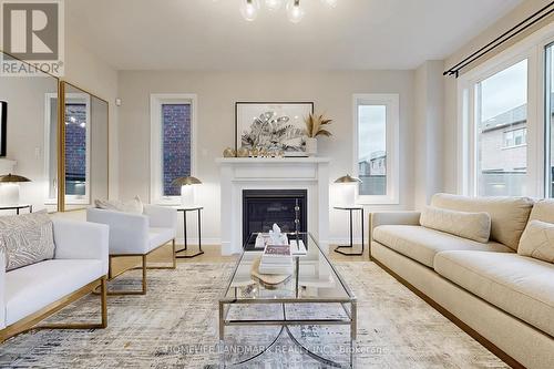 45 Willow Street, Markham, ON - Indoor Photo Showing Living Room With Fireplace