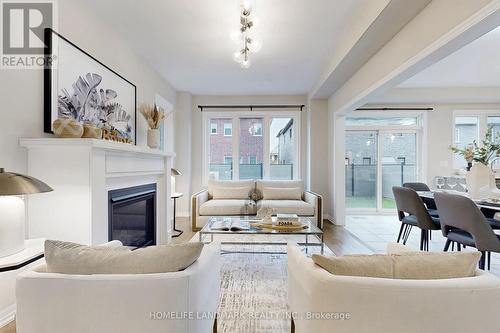 45 Willow Street, Markham, ON - Indoor Photo Showing Living Room With Fireplace