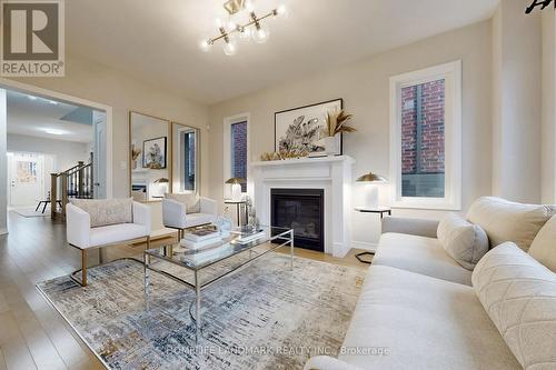 45 Willow Street, Markham, ON - Indoor Photo Showing Living Room With Fireplace