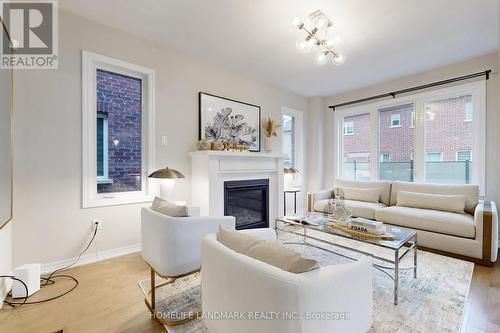 45 Willow Street, Markham, ON - Indoor Photo Showing Living Room With Fireplace