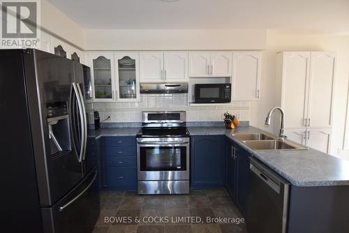 605 Fortye Drive, Peterborough (Otonabee), ON - Indoor Photo Showing Kitchen With Double Sink