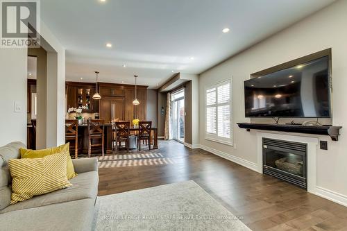 2484 Logan Avenue, Oakville, ON - Indoor Photo Showing Living Room With Fireplace