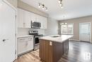 8538 Cushing Pl Sw, Edmonton, AB  - Indoor Photo Showing Kitchen With Double Sink With Upgraded Kitchen 