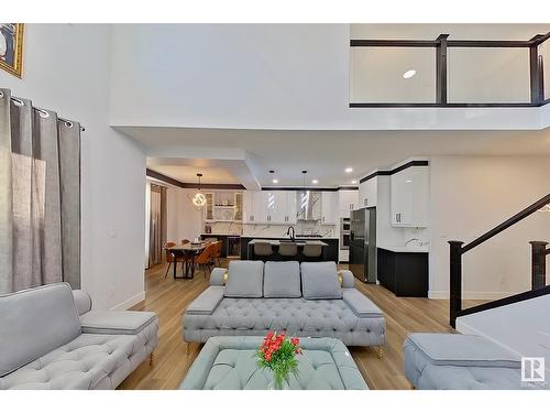 5806 Peltier Close, Beaumont, AB - Indoor Photo Showing Living Room