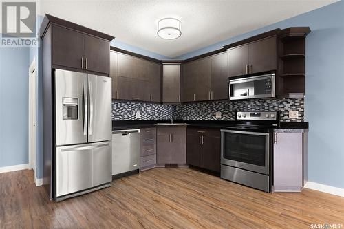 4181 Green Apple Drive E, Regina, SK - Indoor Photo Showing Kitchen With Stainless Steel Kitchen