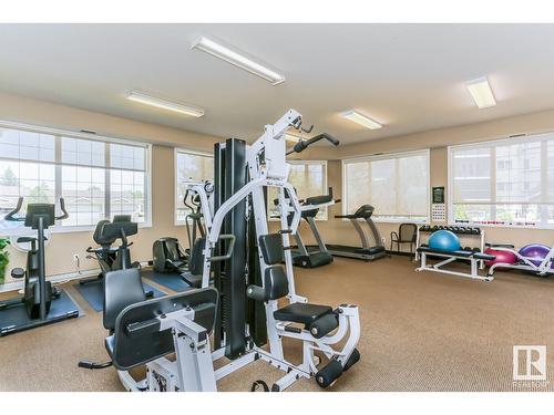 #216 261 Youville E Nw, Edmonton, AB - Indoor Photo Showing Gym Room