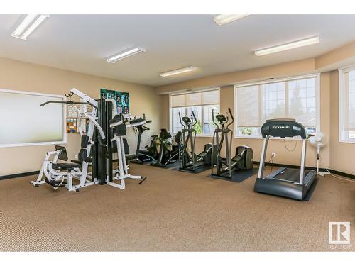 #216 261 Youville E Nw, Edmonton, AB - Indoor Photo Showing Gym Room