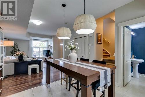 134 West Springs Road Sw, Calgary, AB - Indoor Photo Showing Dining Room