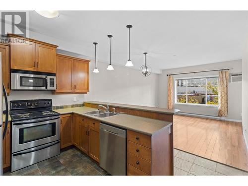 550 Lorne Street Unit# 311, Kamloops, BC - Indoor Photo Showing Kitchen With Double Sink