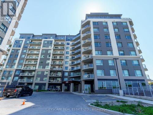 607 - 58 Lakeside Terrace N, Barrie, ON - Outdoor With Balcony With Facade