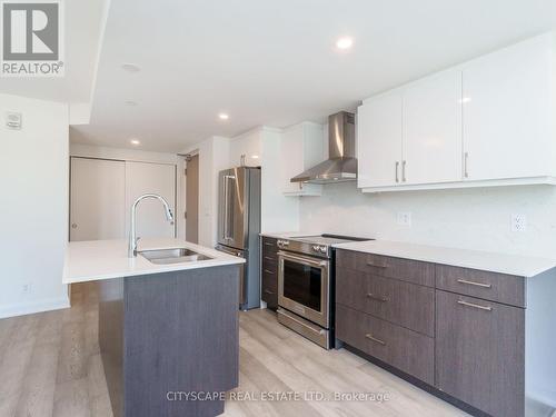 607 - 58 Lakeside Terrace N, Barrie, ON - Indoor Photo Showing Kitchen With Double Sink With Upgraded Kitchen