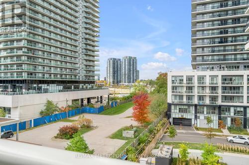 415 - 65 Annie Craig Drive, Toronto, ON - Outdoor With Balcony With Facade