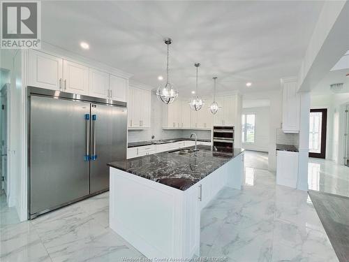 300 Benson Court, Amherstburg, ON - Indoor Photo Showing Kitchen With Upgraded Kitchen