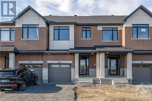 843 Mochi Circle, Nepean, ON - Outdoor With Facade