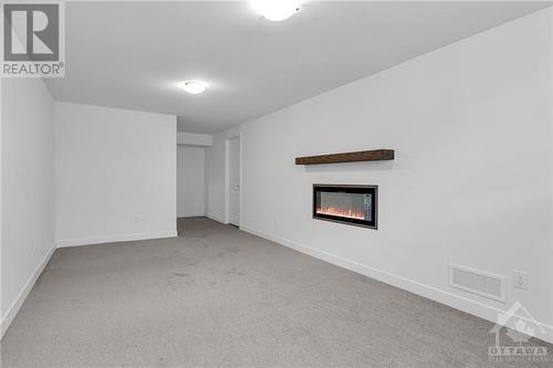 843 Mochi Circle, Nepean, ON - Indoor With Fireplace