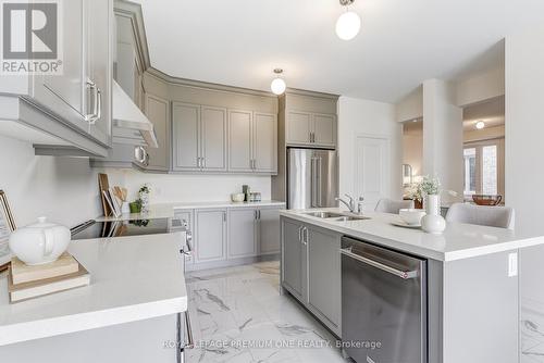 447 Black Cherry Crescent, Shelburne, ON - Indoor Photo Showing Kitchen With Stainless Steel Kitchen With Double Sink With Upgraded Kitchen