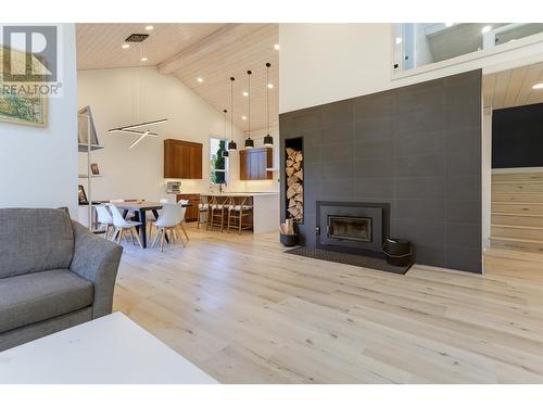 66 Meldrum Street, Kitimat, BC - Indoor Photo Showing Living Room With Fireplace