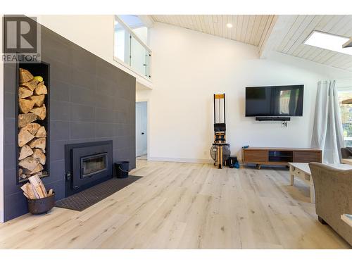 66 Meldrum Street, Kitimat, BC - Indoor Photo Showing Living Room With Fireplace