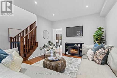 81 Laverty Crescent, Orangeville, ON - Indoor Photo Showing Living Room With Fireplace