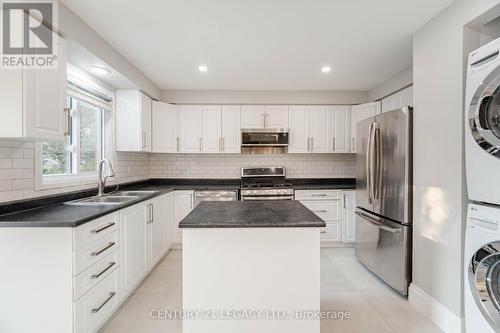 8 Kirkham Drive, Ajax, ON - Indoor Photo Showing Kitchen With Double Sink