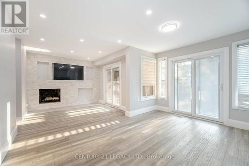 8 Kirkham Drive, Ajax, ON - Indoor Photo Showing Other Room With Fireplace