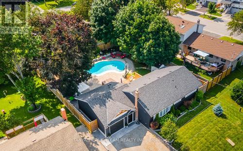 54 Mitchell Avenue, Whitby, ON - Outdoor With In Ground Pool With Deck Patio Veranda