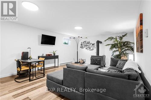 1699 Bay Road, Champlain, ON - Indoor Photo Showing Living Room With Fireplace