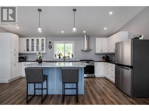 36 Spruce Drive, Vernon, BC - Indoor Photo Showing Kitchen With Upgraded Kitchen