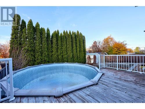 2506 Nechako Drive, Kamloops, BC - Outdoor With Above Ground Pool With Deck Patio Veranda