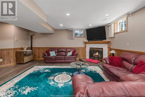 593 Dorset, Tecumseh, ON - Indoor With Fireplace