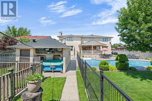 593 Dorset, Tecumseh, ON - Outdoor With In Ground Pool With Deck Patio Veranda