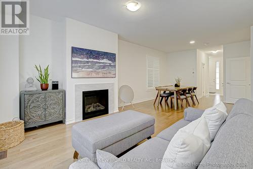 72 Souter Drive, Whitby, ON - Indoor Photo Showing Living Room With Fireplace