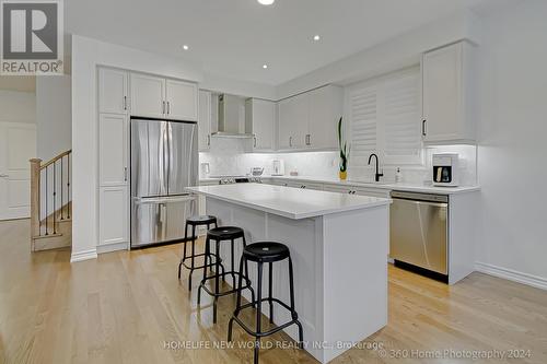 72 Souter Drive, Whitby, ON - Indoor Photo Showing Kitchen With Stainless Steel Kitchen With Upgraded Kitchen