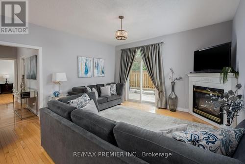 48 Braden Way, Vaughan, ON - Indoor Photo Showing Living Room With Fireplace