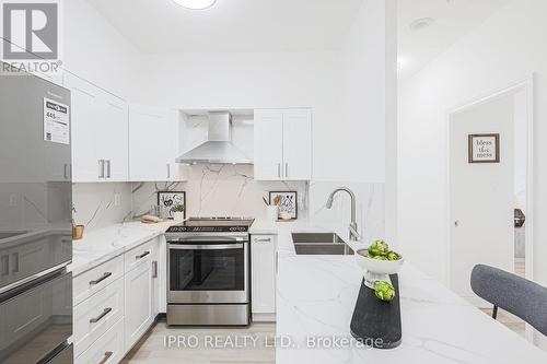 107 - 19 Northern Heights Drive, Richmond Hill, ON - Indoor Photo Showing Kitchen With Double Sink With Upgraded Kitchen