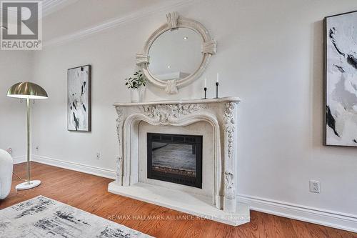 192 Waneta Drive, Oakville, ON - Indoor Photo Showing Living Room With Fireplace