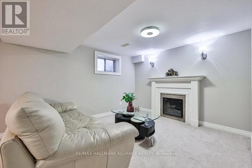 192 Waneta Drive, Oakville, ON - Indoor Photo Showing Living Room With Fireplace