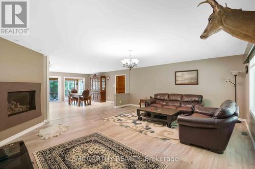 346244 4Th Concession B, Grey Highlands, ON - Indoor Photo Showing Living Room With Fireplace